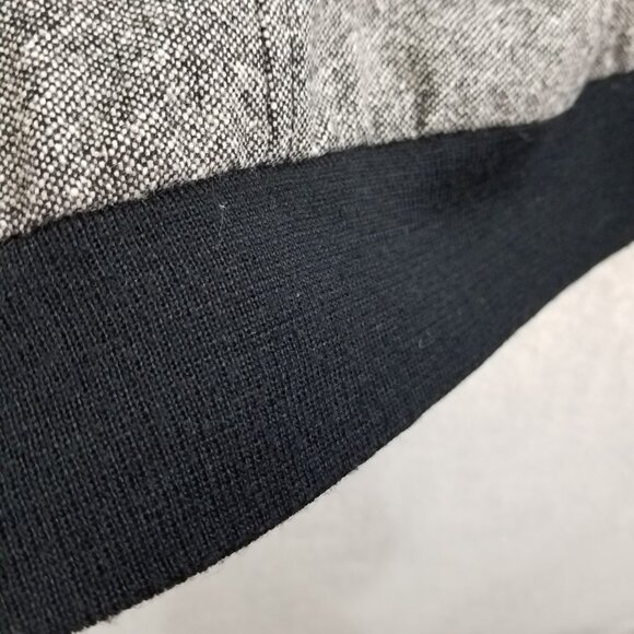 Halogen Jacket Wool/Silk Blend bomber ribbed cuff multipocket womens M - Picture 11 of 12